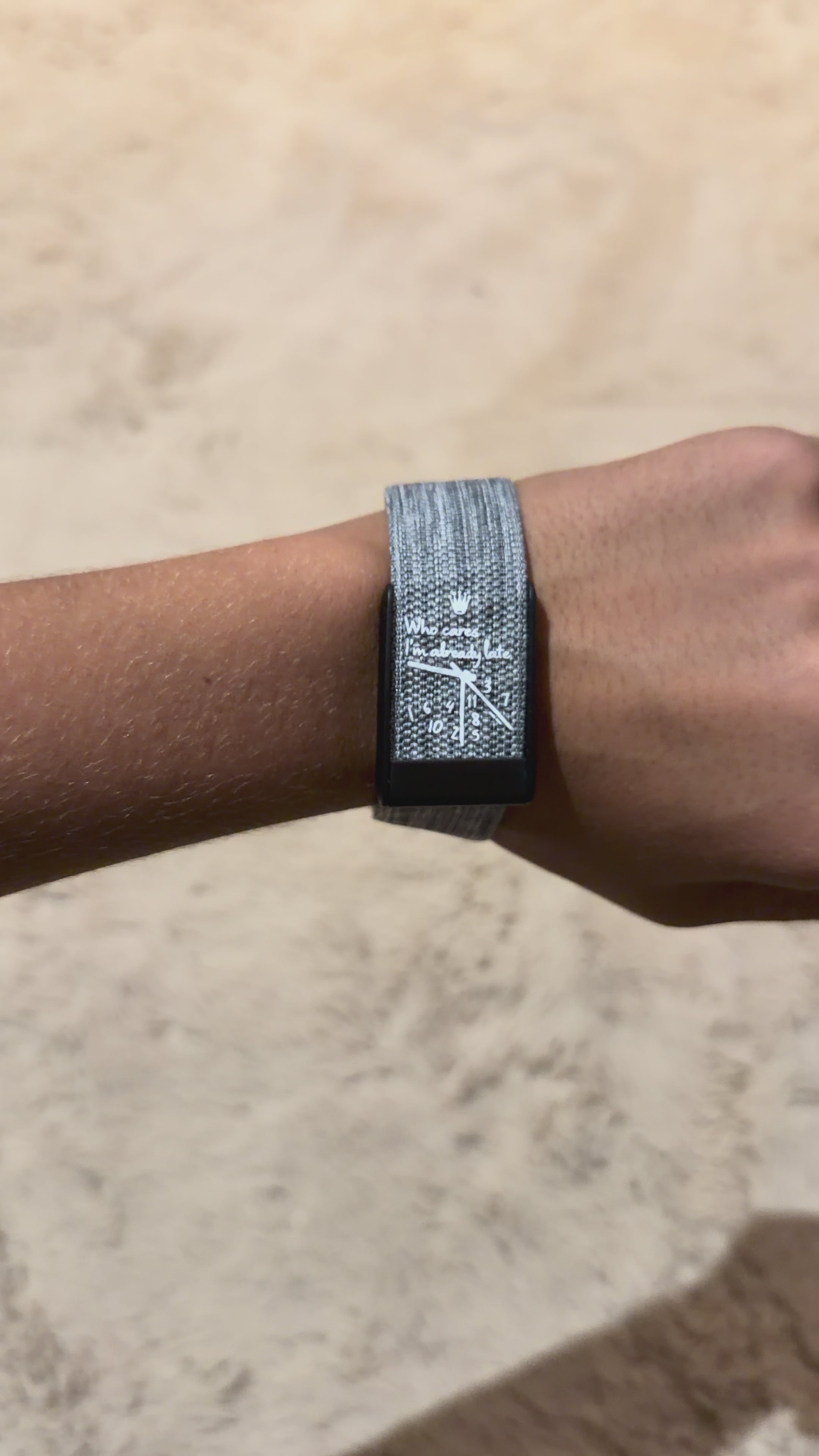 Bracelet WHOOPII | Time Gris